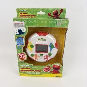 Sesame Street Elmos World Elmo My First TV Game Pass The Ball Plug Play 2005